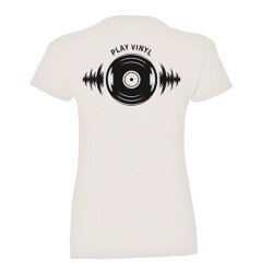 Natural Cotton T-Shirt - LP & 45 Re
